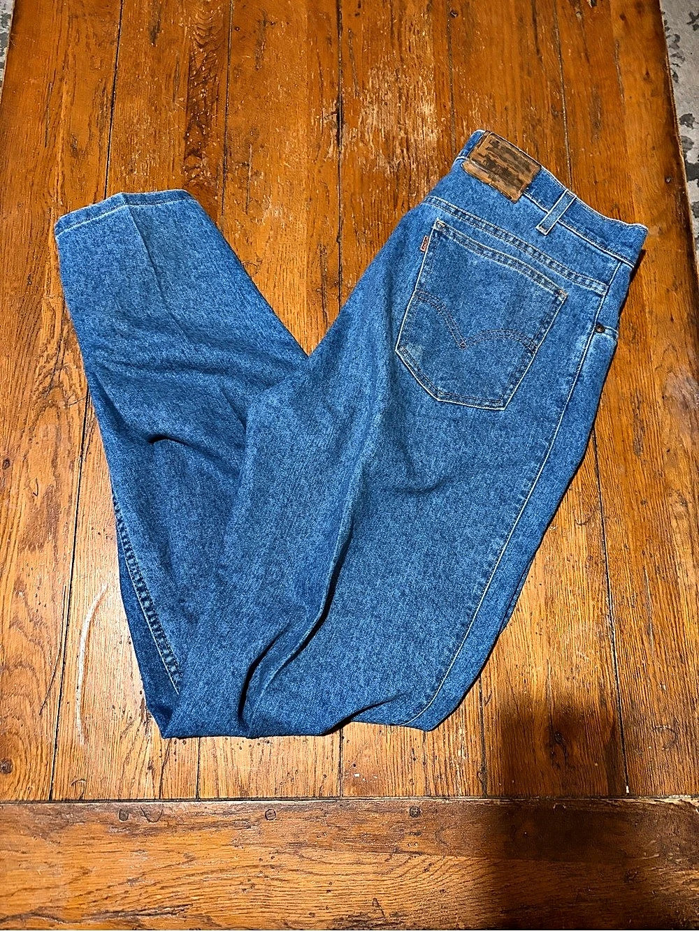 Levi's 505 Relaxed Fit Signature Relaxed Fit Jeans in Blue Waist 38